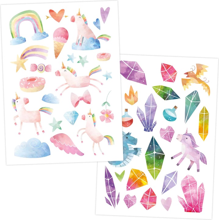 Actual product image Papierdrachen Metallic Tattoo Set 6 - Beach Vibes