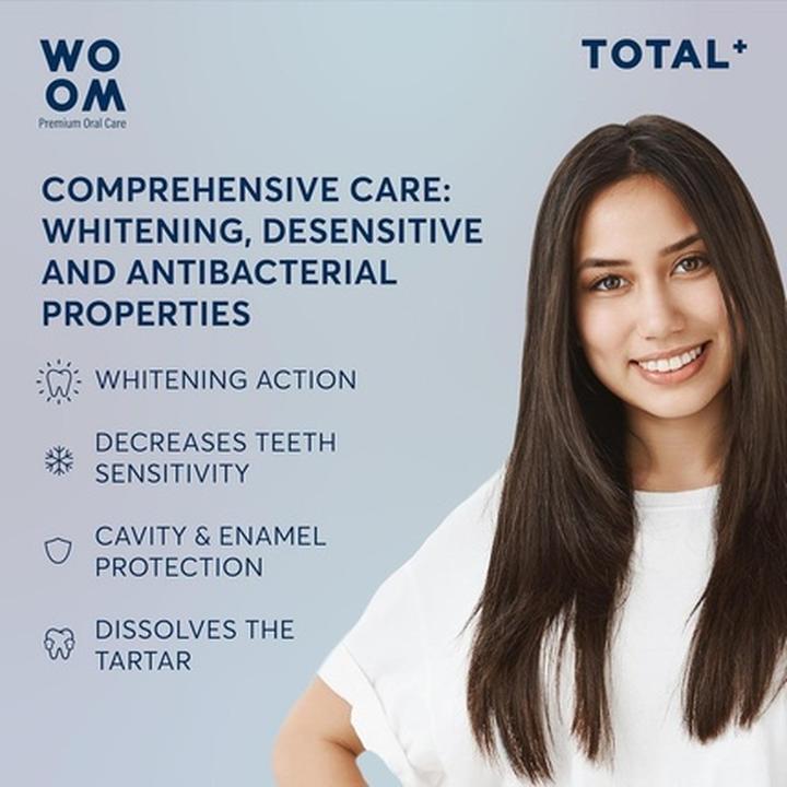 Actual product image Woom Brand Total+ Toothpaste No.4 Total Care - Toothpaste For Comprehensive Care (75 ml)