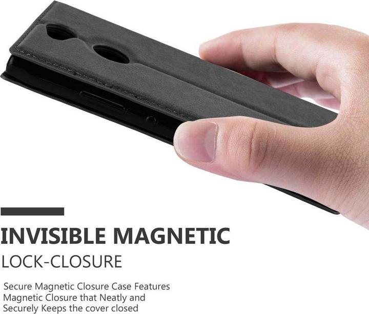 Actual product image Cadorabo Book Invisible Magnet Cover (Sony Xperia XA2)