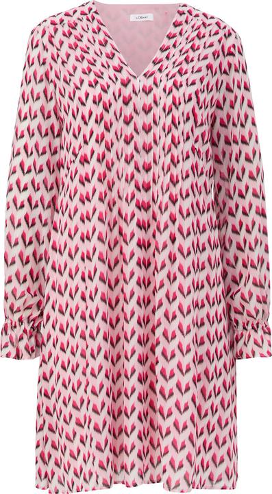Produktbild s.Oliver Kleid Chiffonkleid mit V-Ausschnitt (32)