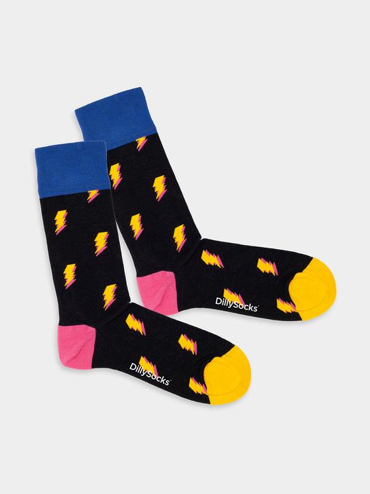 Actual product image DillySocks Electric Vibes (41 - 46)