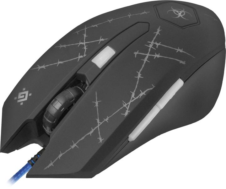 Actual product image Defender Forced GM-020L Mouse Ambidextrous USB Type-A Optical 3200 DPI (Cable)