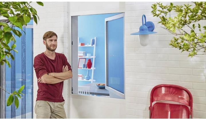 Image du produit tesa Moustiquaire COMFORT pour fenêtres, avec bande Velcro, autocollante, sans perçage (130 x 150 cm)