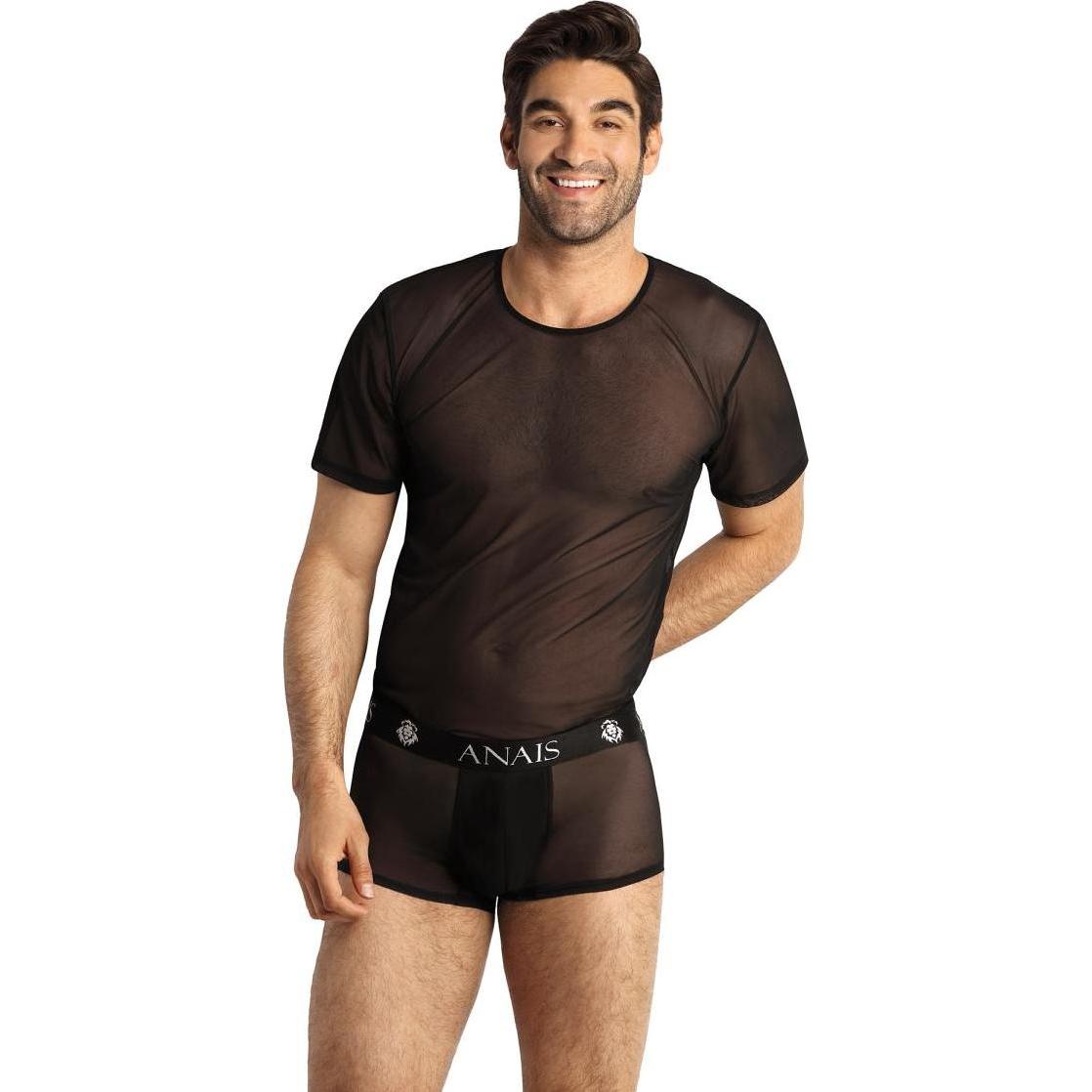 Anais, Herren, Shirt, Herren-Shirt, Schwarz, (3XL)