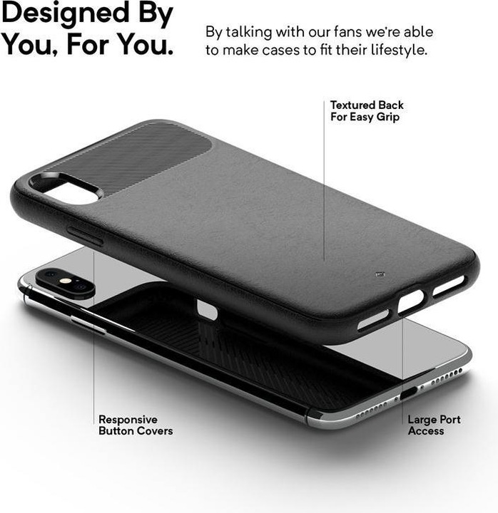 Actual product image Caseology Vault Case - Case for iPhone Xs Max (Black) (Apple iPhone XS Max)