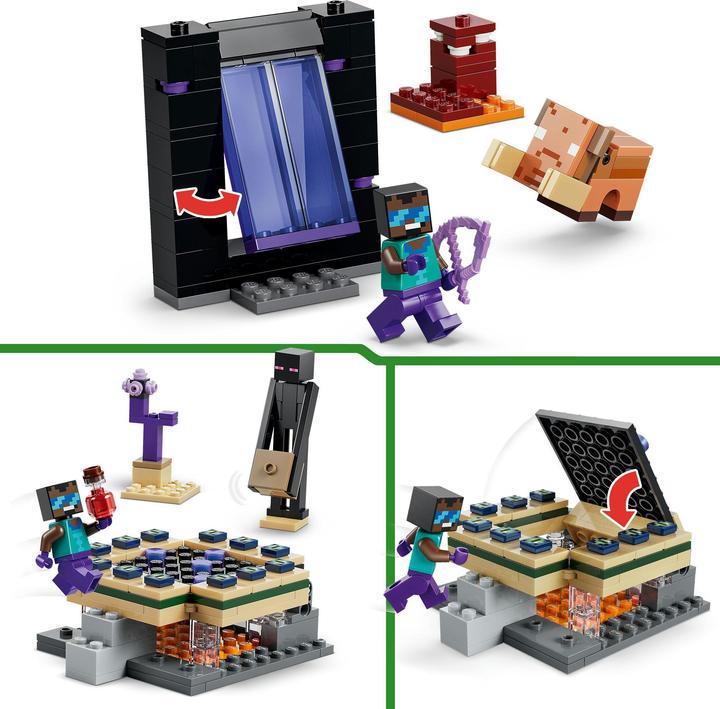 Immagine prodotto LEGO 21584 Reise durch Nether und Endportal (21584, LEGO Minecraft)