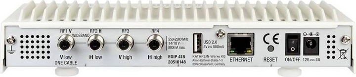 Actual product image Kathrein EXIP 418 (DVB-S2, Hard drive)