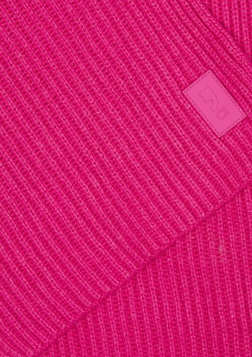 Produktbild Comma Tuch Gerippter Schal mit Label-Patch aus Wollmix