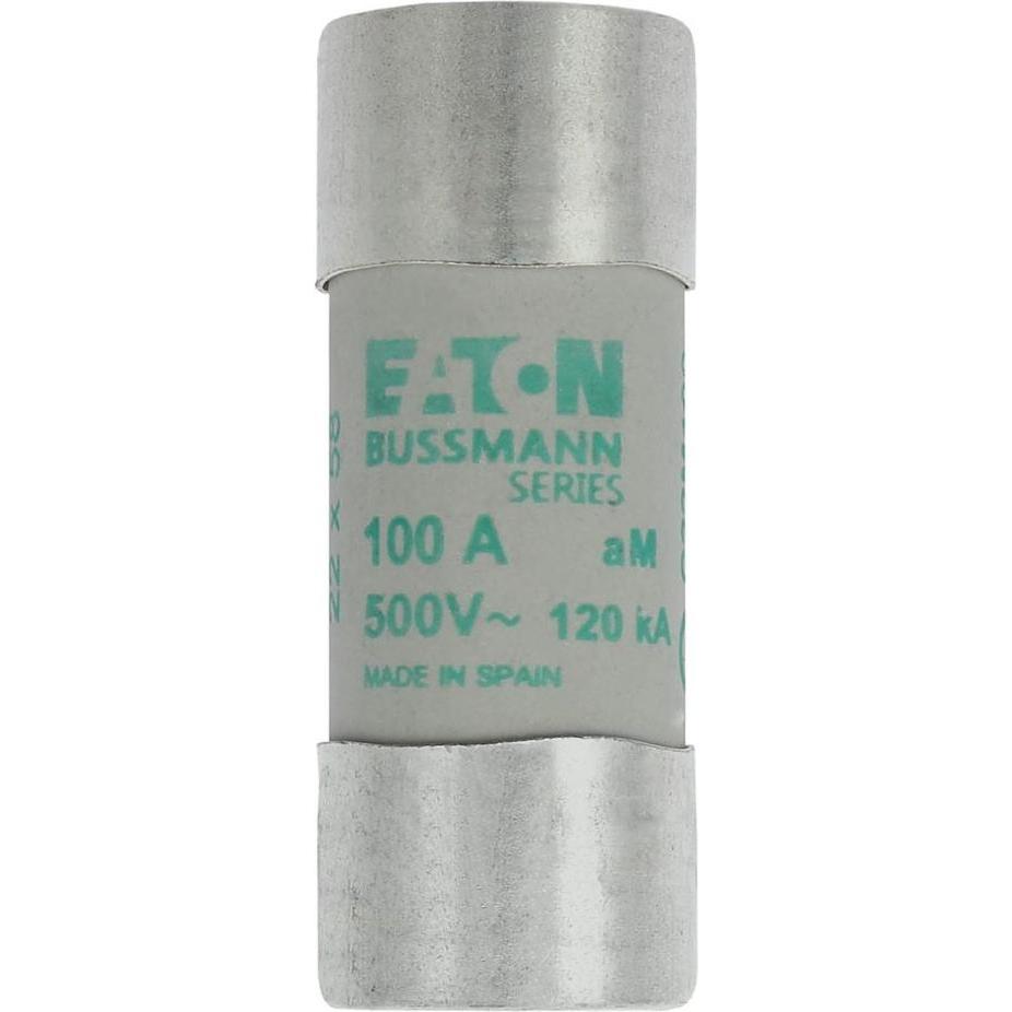 Thumbnail - 10x Bussmann, Sicherung, CYLINDRICAL FUSE 22 x 58 100A AM 500V AC (Feinsicherung, 100 A)