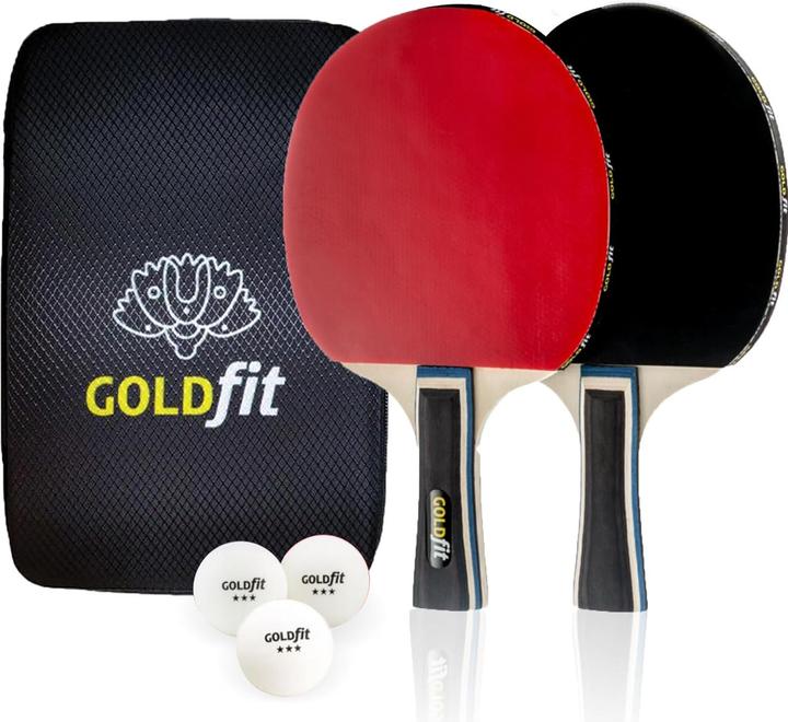 Produktbild Goldman Service Tischtennisschläger Set mit 3 Bällen