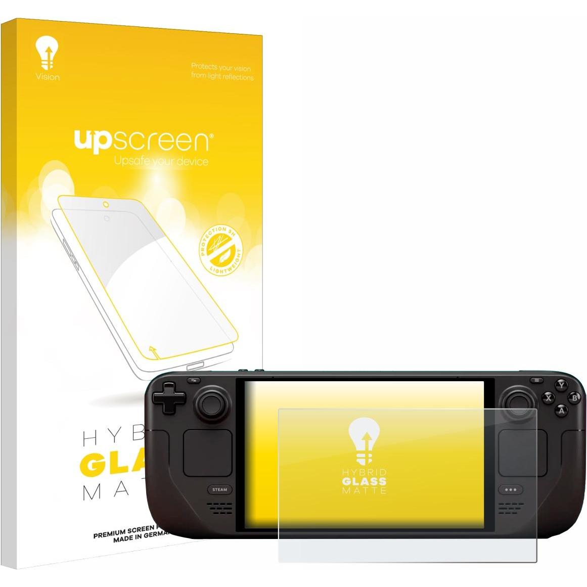 upscreen Reflection Shield Panzerglasfolie Matt, Weiteres Gaming Zubehör, Grau