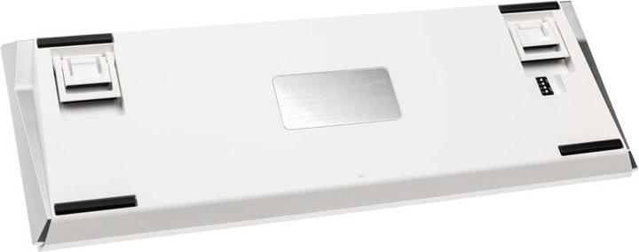 Actual product image Ducky One 3 Classic Pure White Mini Gaming Keyboard, RGB LED - MX-Blue (US) (US, Cable)