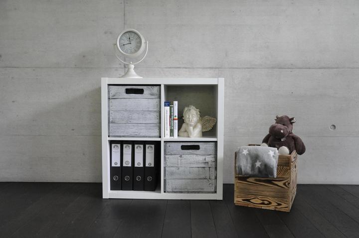 Actual product image Holz Zollhaus Storage box vintage shabby 33 x 38 cm (33 cm, 39.61 l)