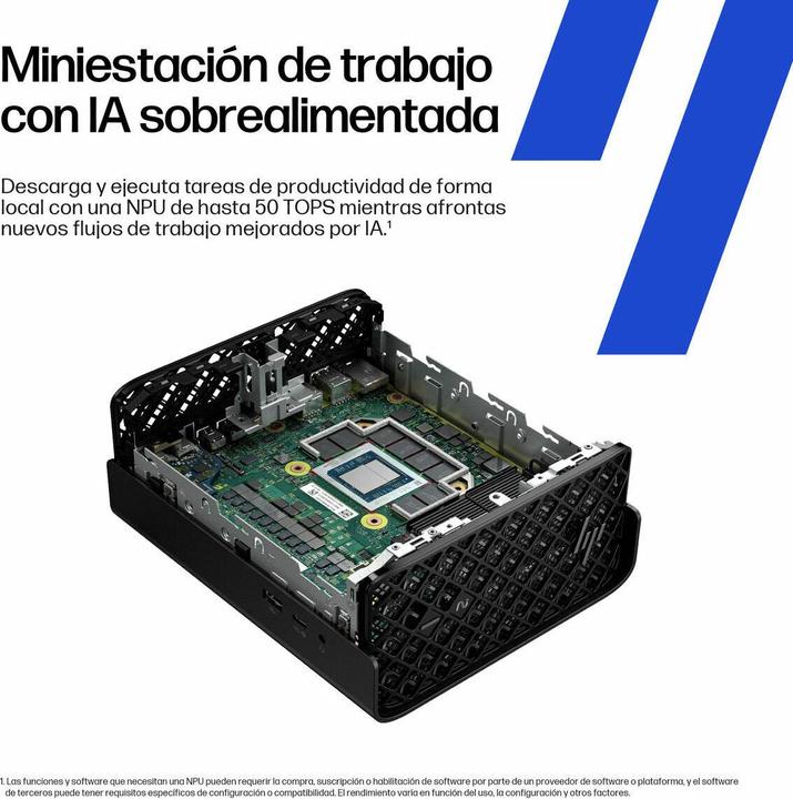 Image du produit HP Z2 Mini G1a Workstation Desktop PC Wolf Pro Security Edition (1000 Go, 128 Go, AMD Ryzen AI Max+ PRO 395)