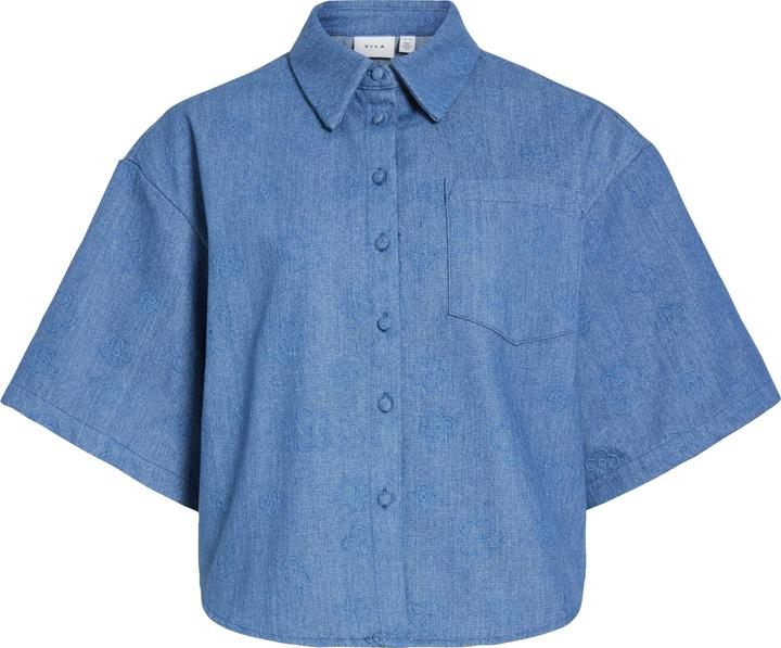 Immagine prodotto Vila VILUNA 3/4-Arm Jeanshemd (44)