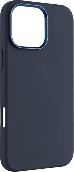 Produktbild Fixed MagFlow korrigiert | Rückseite | Apfel | iPhone 16 Pro Max | Flüssiges Silizium | Blau (Apple iPhone 16 Pro Max)