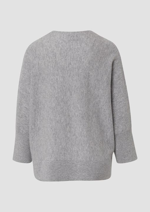 Image du produit s.Oliver Strickpullover Pullover aus Kaschmirmix mit Fledermausärmeln (48)