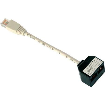 EFB Elektronik Adapter parallel 1XRJ45-2XRJ45, Telefon Zubehör