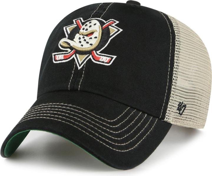 Actual product image 47 Brand NHL Ducks Trucker Cap Trawler Clean Up