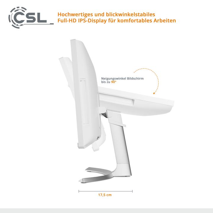 Immagine prodotto CSL PC All-in-One Unity U24W-AMD / 5700G / 1000 GB / 16 GB RAM / Win 11 Pro (1000 GB, 16 GB, AMD Ryzen 7 5700G, AMD Radeon Graphics)