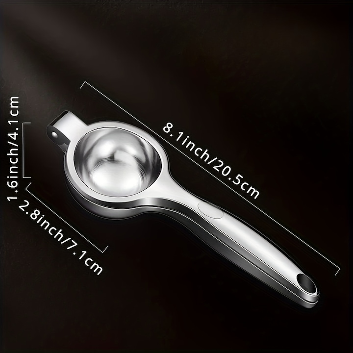 Actual product image PhoneLook Manuelle Zitruspresse aus Edelstahl für Zitrone und Limette