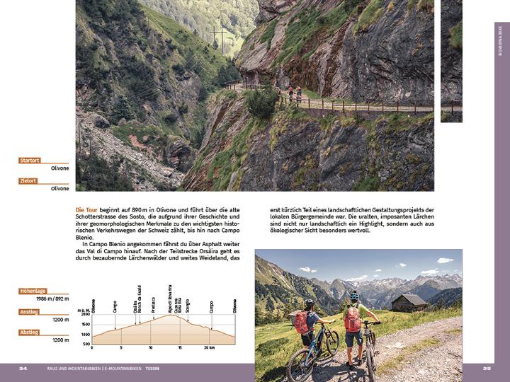 Produktbild Tessin Raus und Mountainbiken | E-Mountainbiken (Deutsch, Hallwag Kümmerly+Frey AG, 2022)