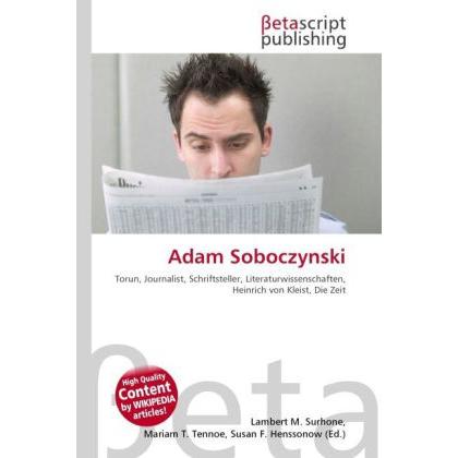 Adam Soboczynski, Fachbücher von Susan F. Marseken, Miriam T. Timpledon, Lambert M. Surhone