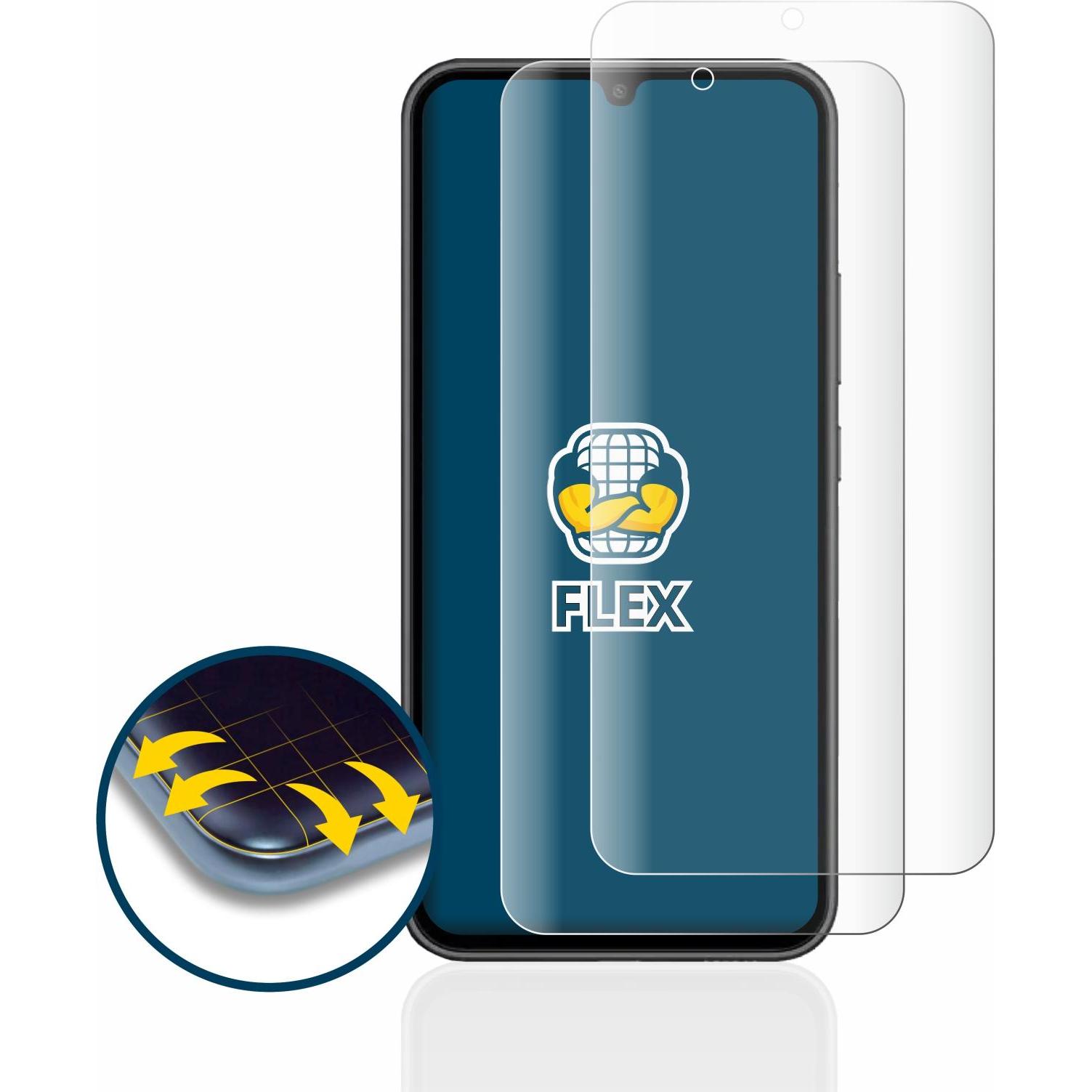 Thumbnail - BROTECT Full-Cover Displayschutz (2 Stück, Samsung Galaxy A34 5G), Smartphone Schutzfolie, Transparent
