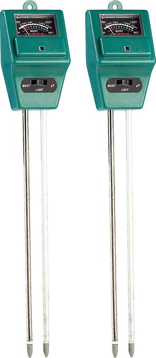Actual product image Royal Gardineer Set of 2 3in1 Combination Soil Meter for Plants