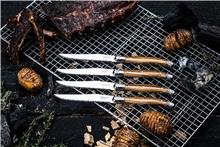 Productafbeelding Laguiole Steakmesser Wood 1.8mm (6 Pcs., Mes)