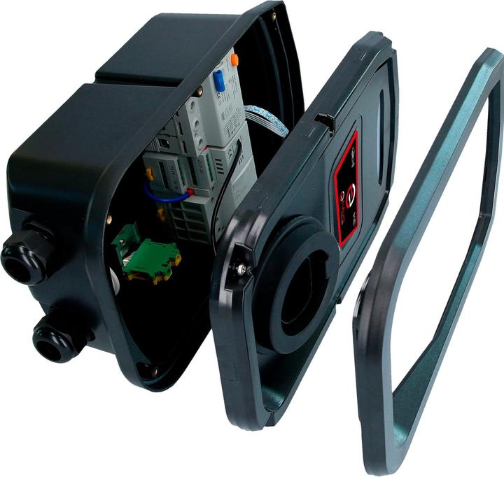 Actual product image KS Tools efuturo wallbox with type 2 charging cable, three phase, with RFID access (Type 2, 11 kW, 16 A)