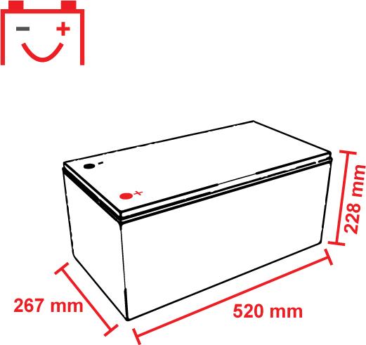 Image du produit Voltic VLT300 (12 V, 300 Ah)