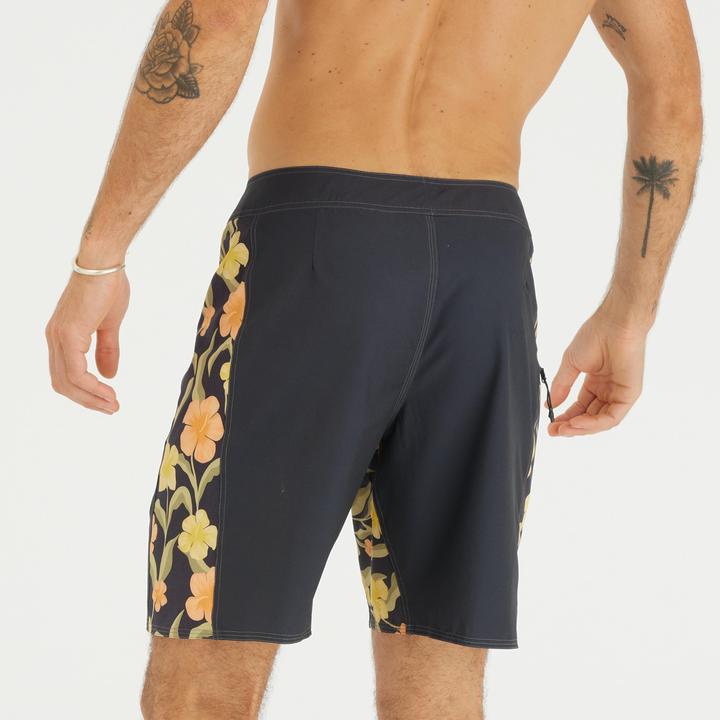 Produktbild Olaian Boardshorts Surfen Herren lang 500 Arch Spring 19" schwarz (40)