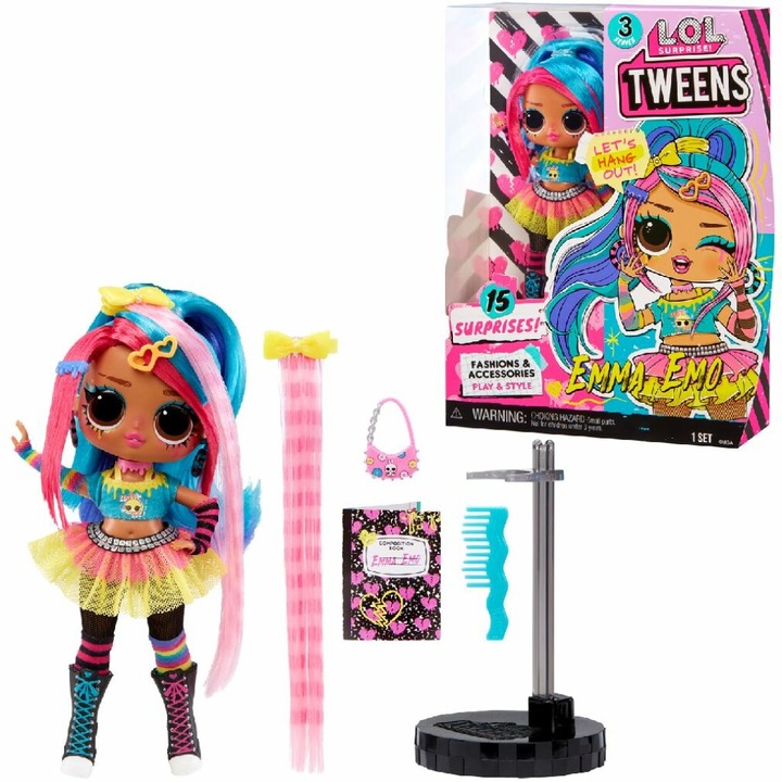 Produktbild MGA Tweens S3 Doll- Emma Emo