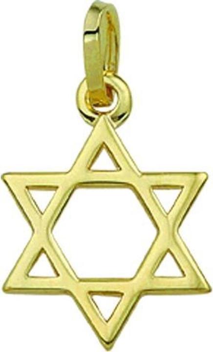 Image du produit Marie Zeleste Anhänger Davidster - Gold (Or jaune)