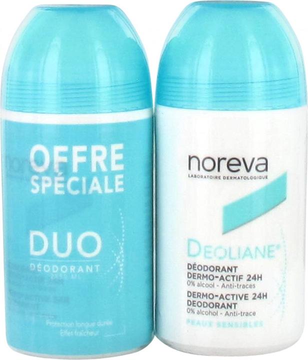 Produktbild Bizzico Noreva Deoliane Dermo-Active 24h Deodorant Fresh Alcohol Free 50ml - Pack of 2 (50 ml)