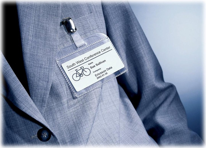 Actual product image Dymo S0722560 Blank name badges