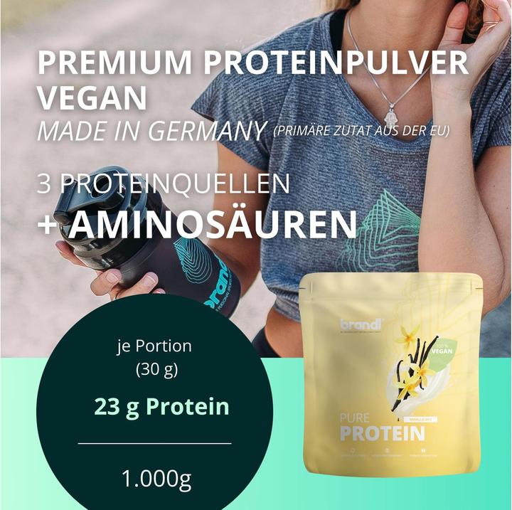 Produktbild Brandl Pure Protein Vegan (Vanille, 1 x, 1000 g)