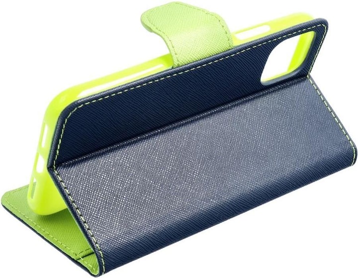 Produktbild Fancy Book Book case OEM case for SAMSUNG S24 ULTRA navy / lime (Samsung Galaxy S24 Ultra)