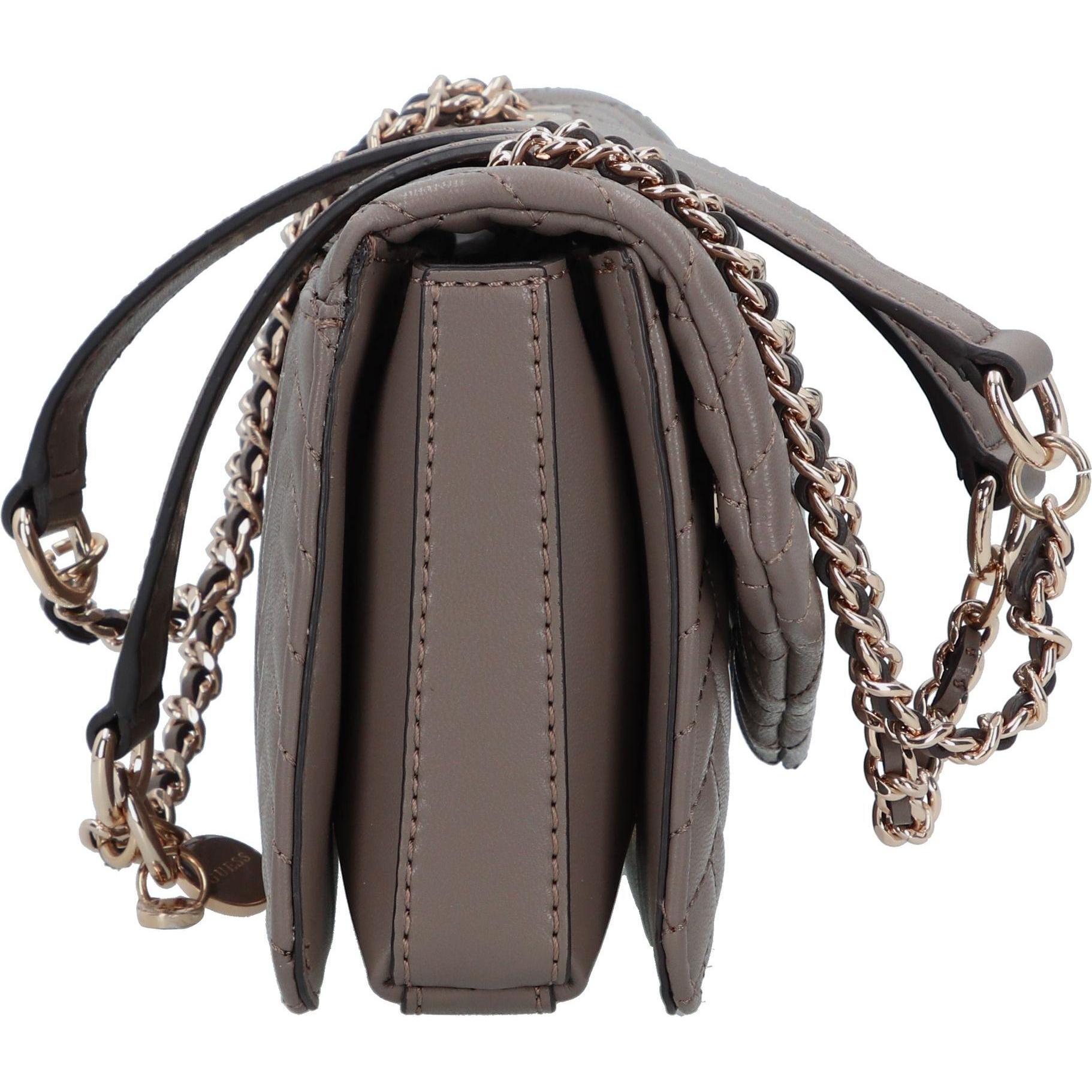 Thumbnail - Guess, Handtasche, Eda Schultertasche 26.5 cm, Beige