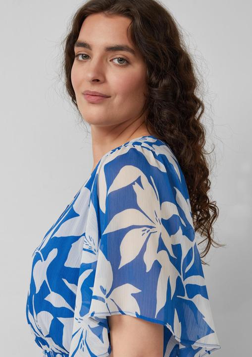 Image du produit s.Oliver Maxikleid aus Chiffon mit gesmokter Taille (52)