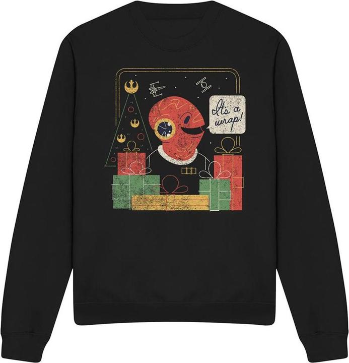 Produktbild Star Wars Wrap Trap Sweatshirt weihnachtliches Design (M)