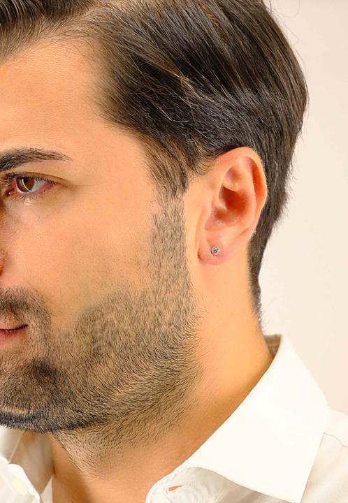 Immagine prodotto Muau Orecchini a perno (Oro bianco 750/18 carati)