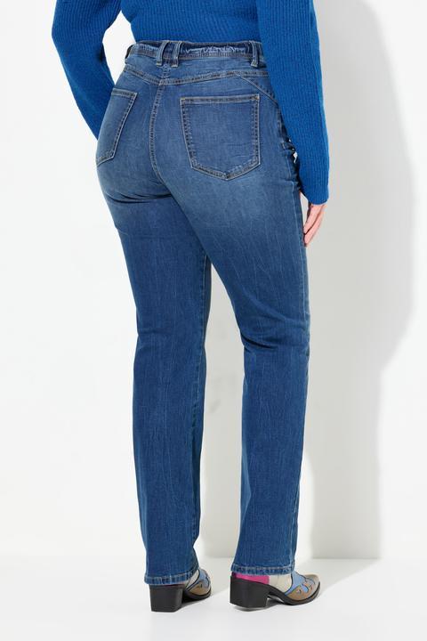 Immagine prodotto Ulla Popken Jeans modello Mary con taglio della gamba ampio e cinque tasche (42)
