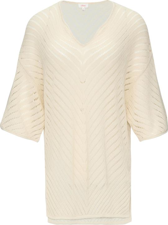 Produktbild s.Oliver Strickpullover Stricktunika mit Lochmuster (44)