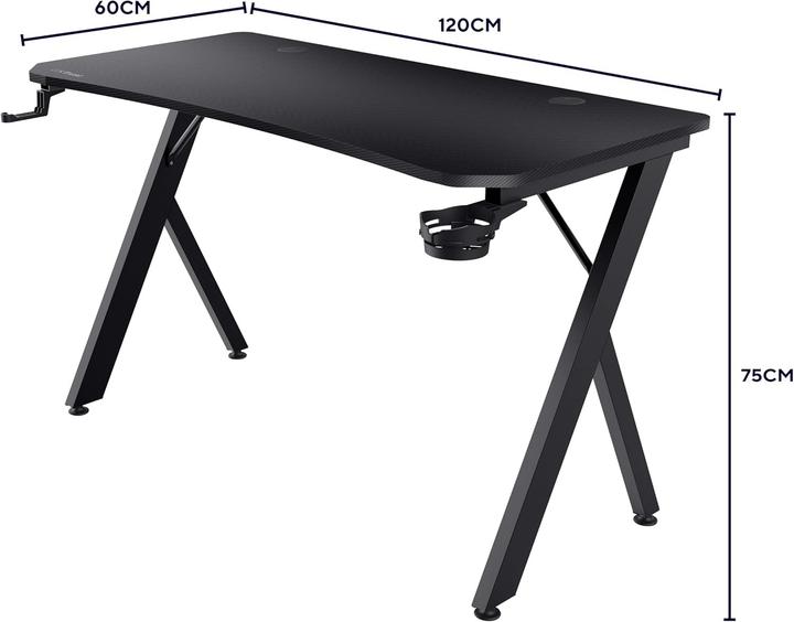 Image du produit Trust Gxt712 Dynamus Gaming Desk