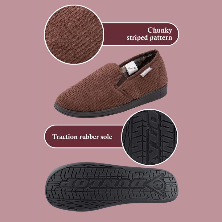 Actual product image Dunlop Pantoffeln Mit Plüschfutter Und Memory Schaum (46)