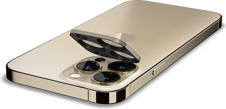 Actual product image Spigen Camera Cover Optik.Tr Camera Protector 2-Pack Iphone 13 Pro / 13 Pro Max Gold (Apple iPhone 13 Pro, Apple iPhone 13 Pro Max)