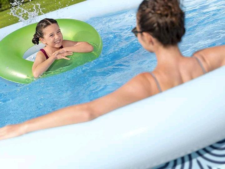 Actual product image Bestway Fast Set Aufblasbarer Pool und Filterpumpe 29 W (457 x 84 cm)