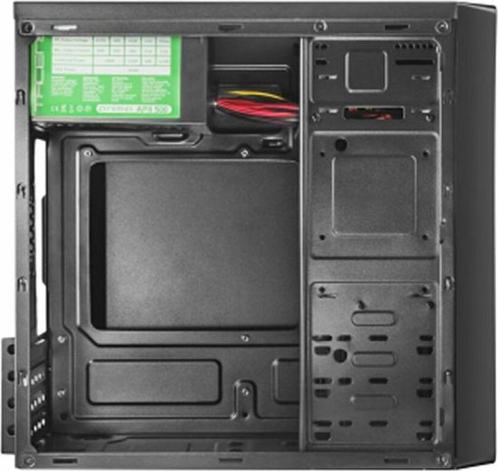 Actual product image Anima Boitier Mini Tour Micro ATX ACX avec alimentation 500W (Noir) (mATX, Mini-ITX)